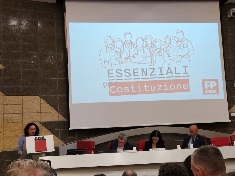 Miriam Gironi al convegno Fp Cgil del 25.10.2023