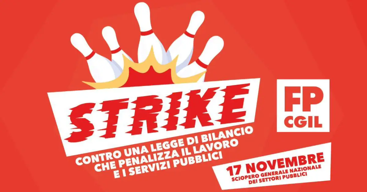 strike fp cgil banner