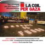 banner campagna cgil raccolta fondi per gaza