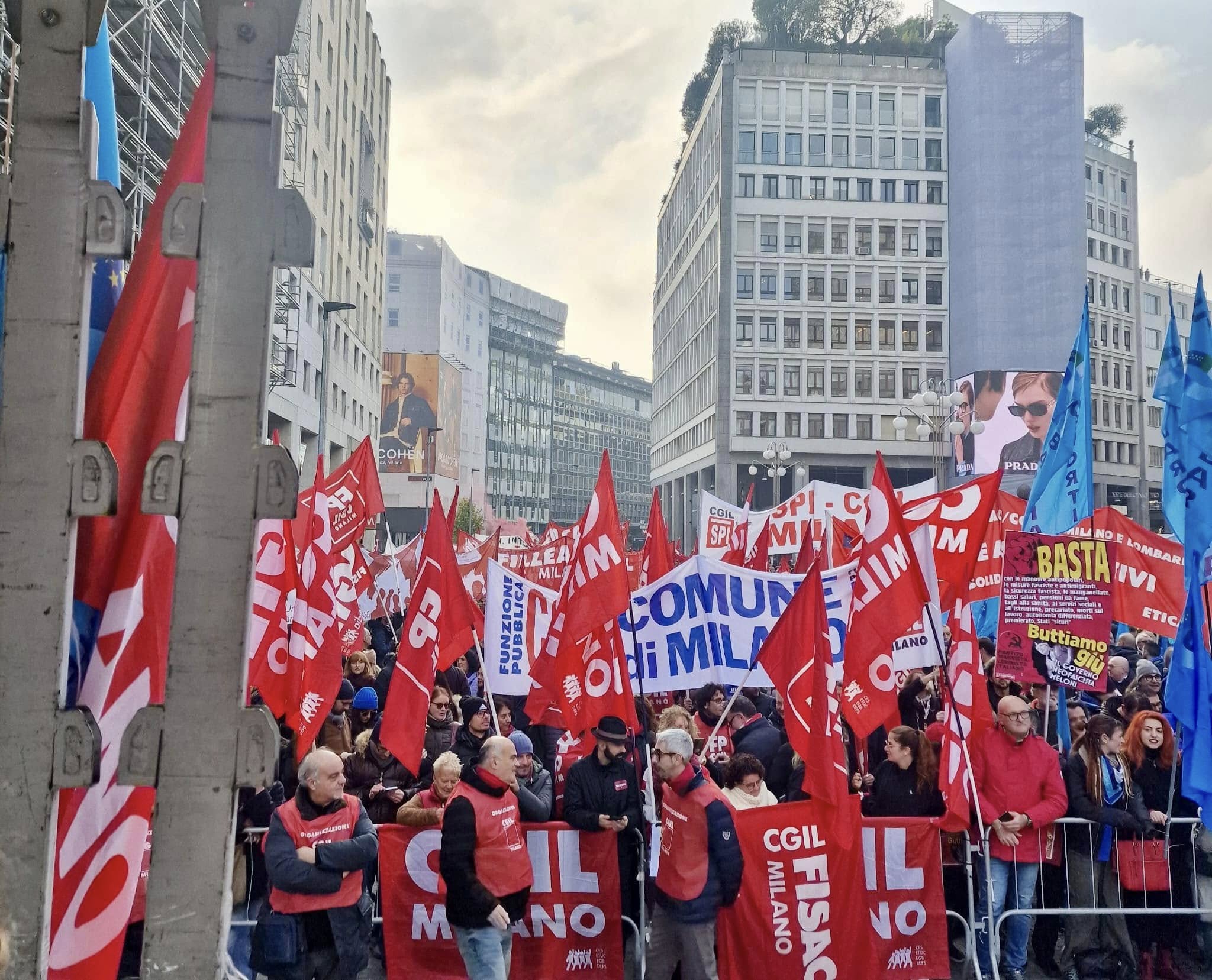 sciopero generale 29 novembre 2024, Milano