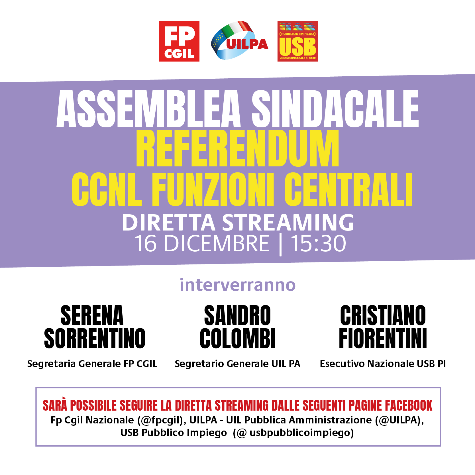 Diretta Assemblea FC 16 dicembre