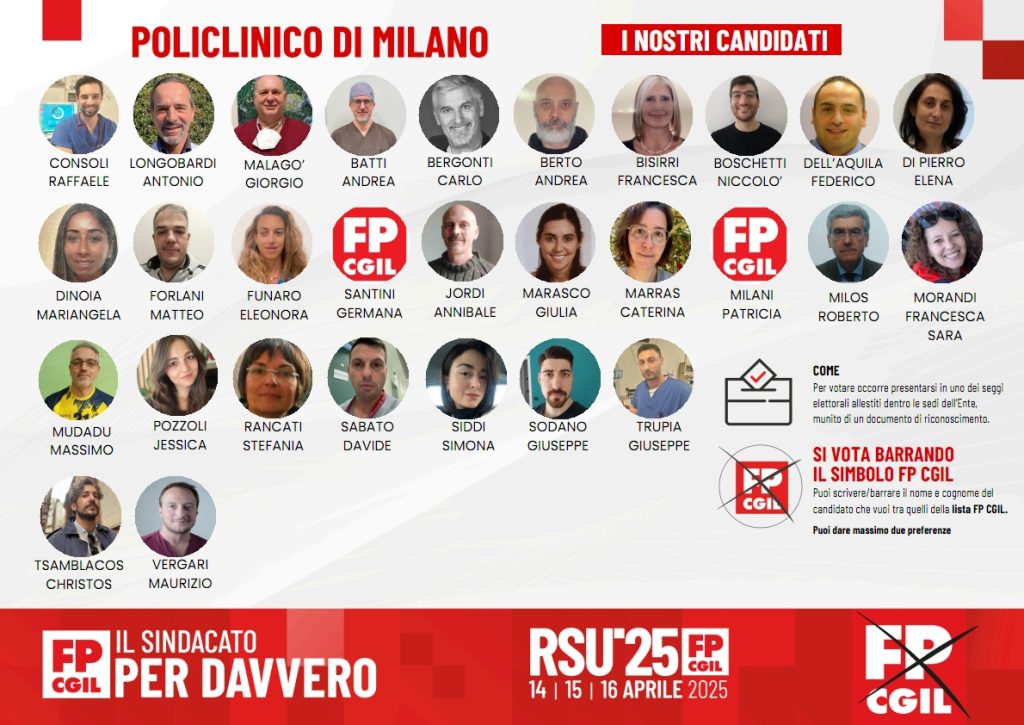 policlinico milano fp cgil