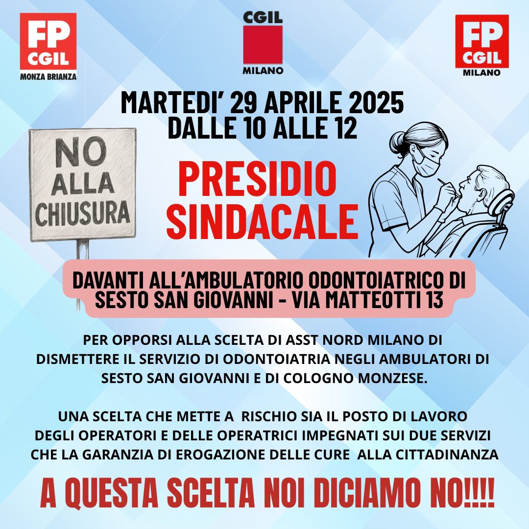 presidio 29 aprile 2025 fp cgil - banner