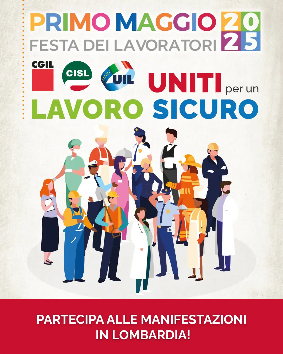 primo maggio 2025 card