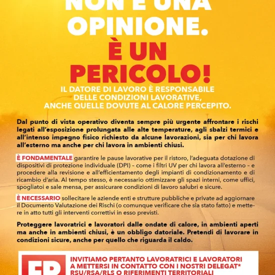 FPCGIL - Ondate di Calore