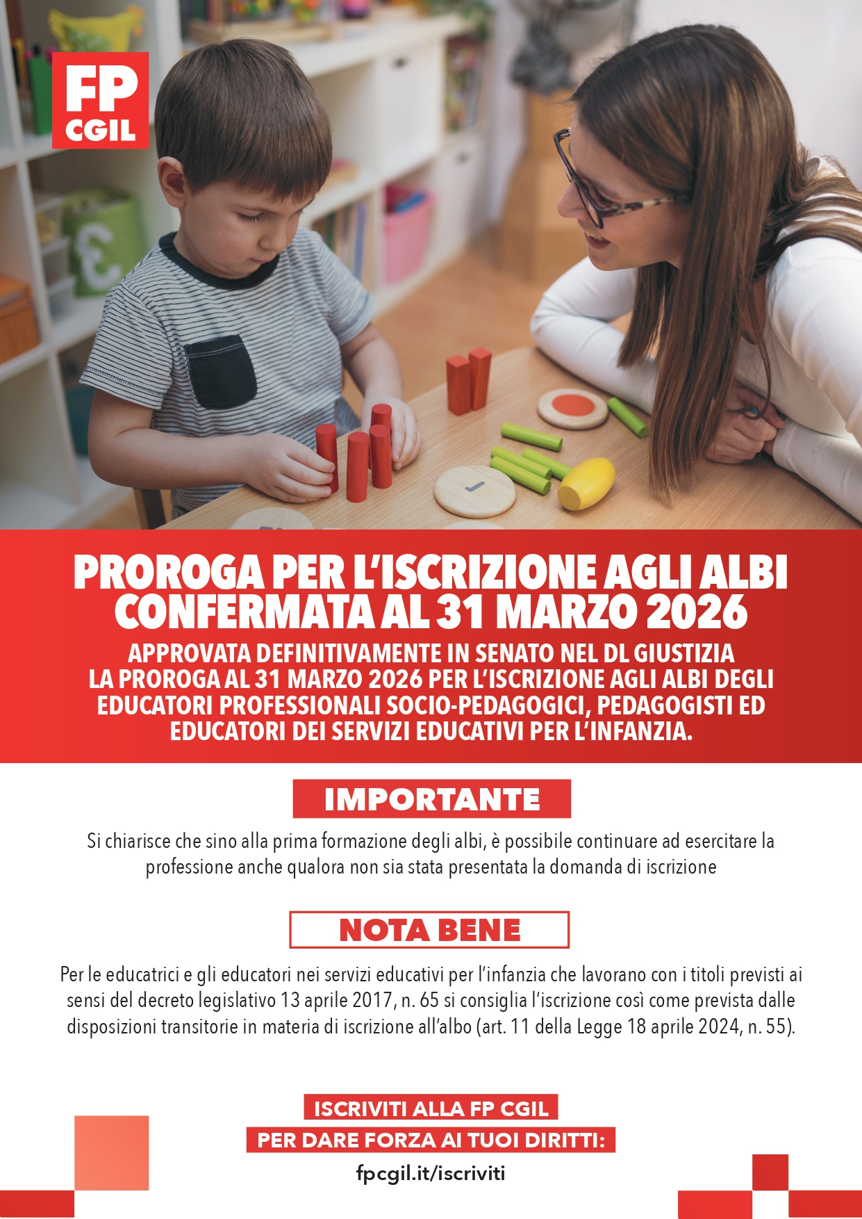 proroga albi educatori