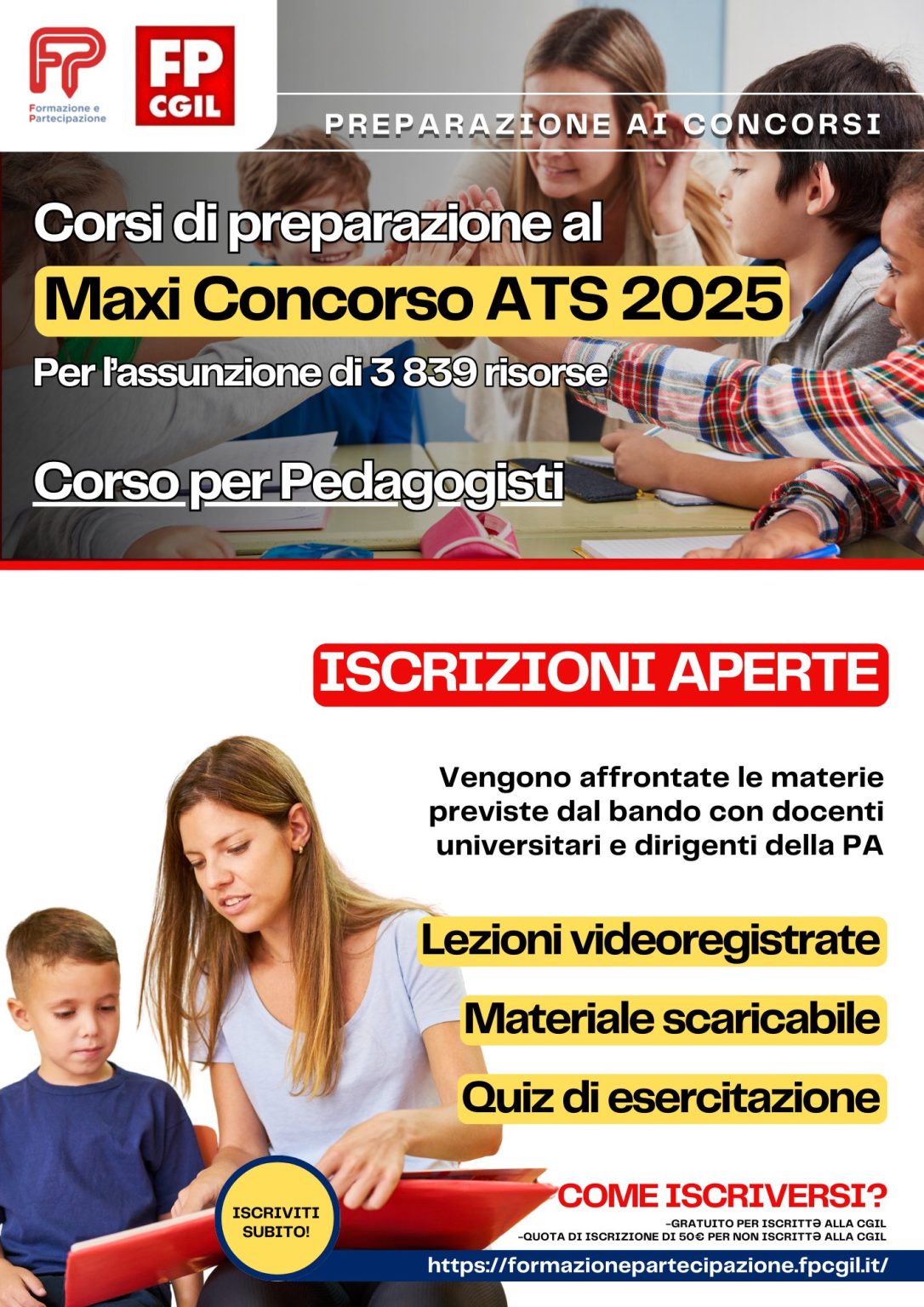 corso concorso ambiti territoriali pedagogisti