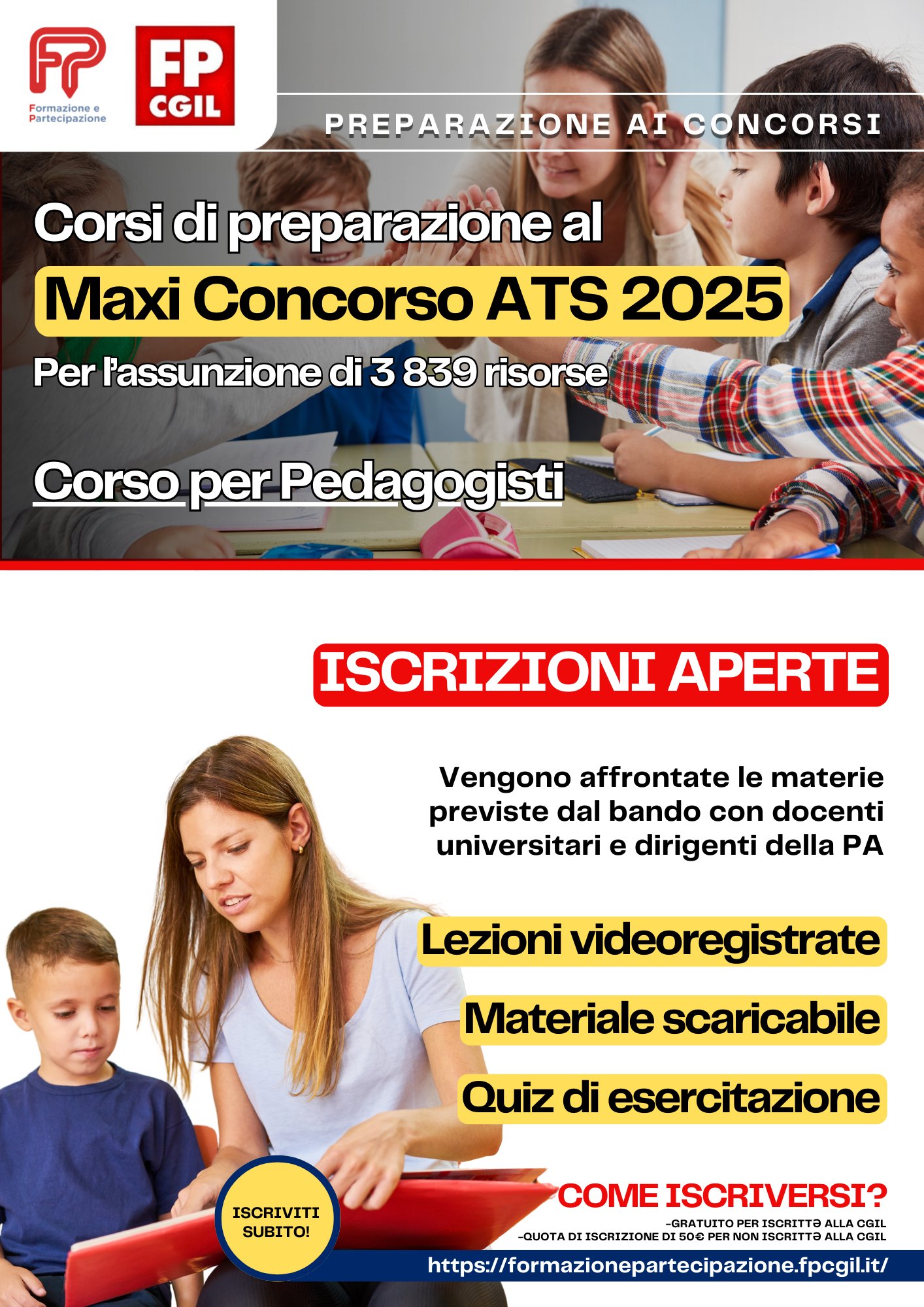 corso concorso ambiti territoriali pedagogisti