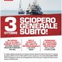 FPCGIL - Sciopero Generale 3 Ottobre
