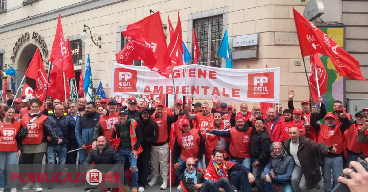 sciopero igiene ambientale 17 ott 2025 presidio regionale