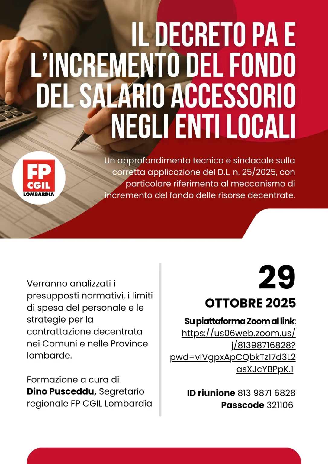 volantino formazione FL Decreto PA