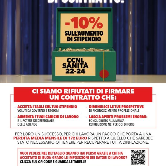 volantino ccnl sanità pubblica pacco