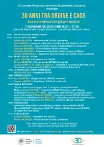 locandina convegno assistenti sociali lombardia