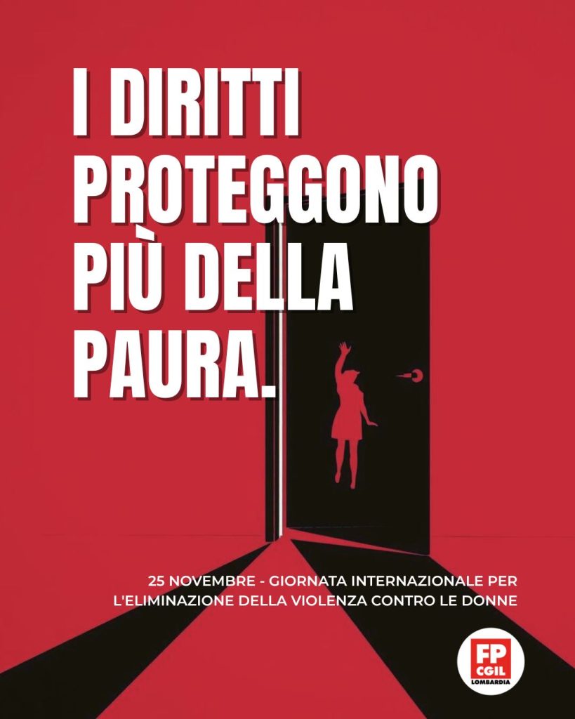 card 25 novembre 2025 contro violenza donne
