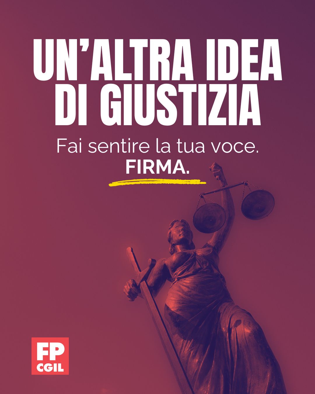 firma giustizia card fp cgil