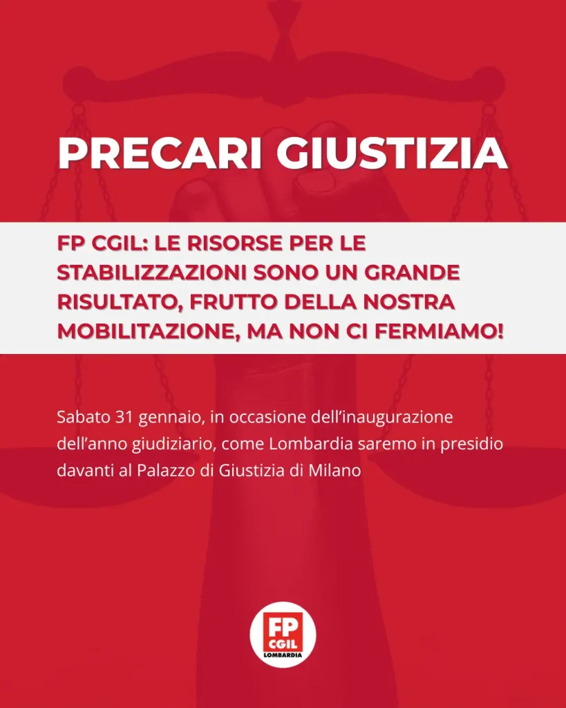 precari giustizia card