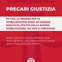 precari giustizia card