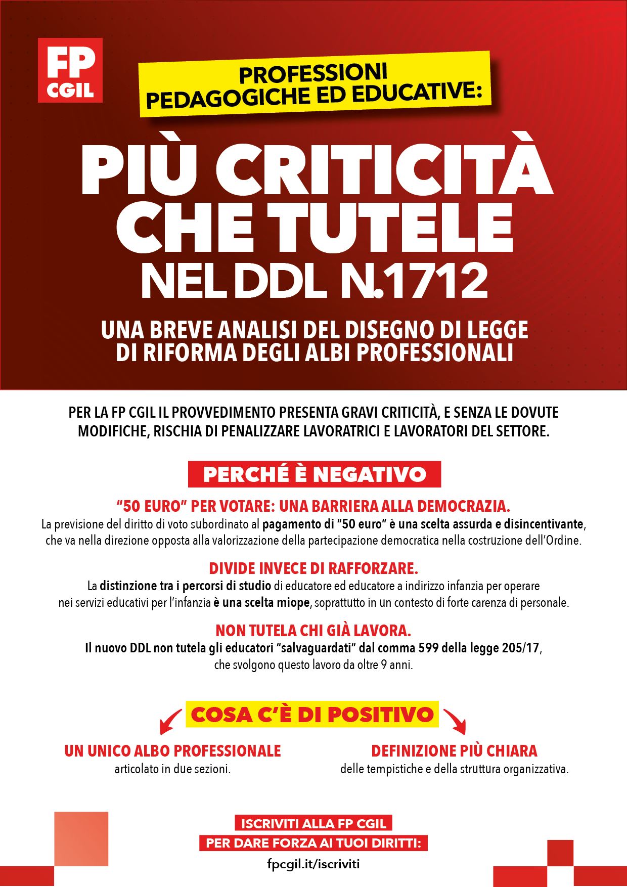 volantino professioni pedagogiche ed educative