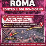 Locandina Cgil-ControDDLBongiorno