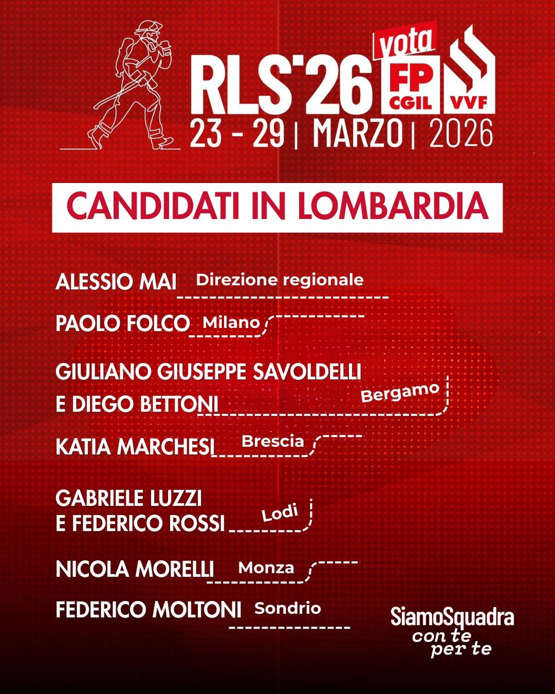 vvf_Rls Fp Cgil candidati