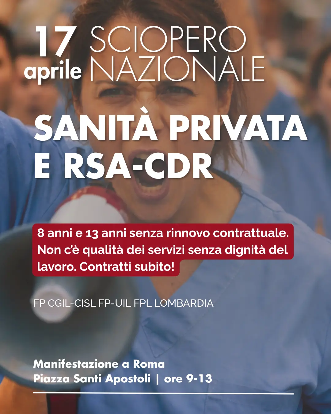card sciopero 17 aprile