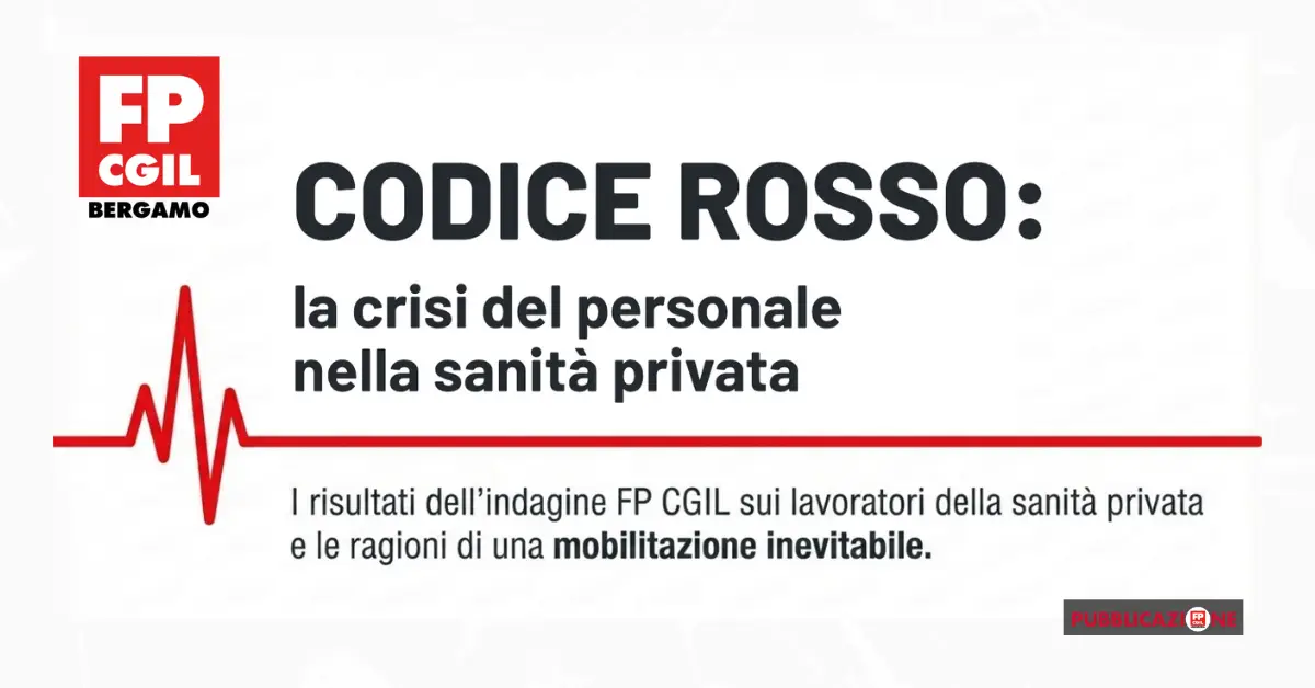 copertina indagine sanità privata fp cgil bergamo
