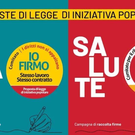 banner proposta legge popolare salute e appalti
