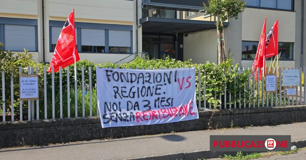 ikaros grumello bg striscione sciopero