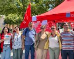 foto presidio spedali civili 18 giugno 2026
