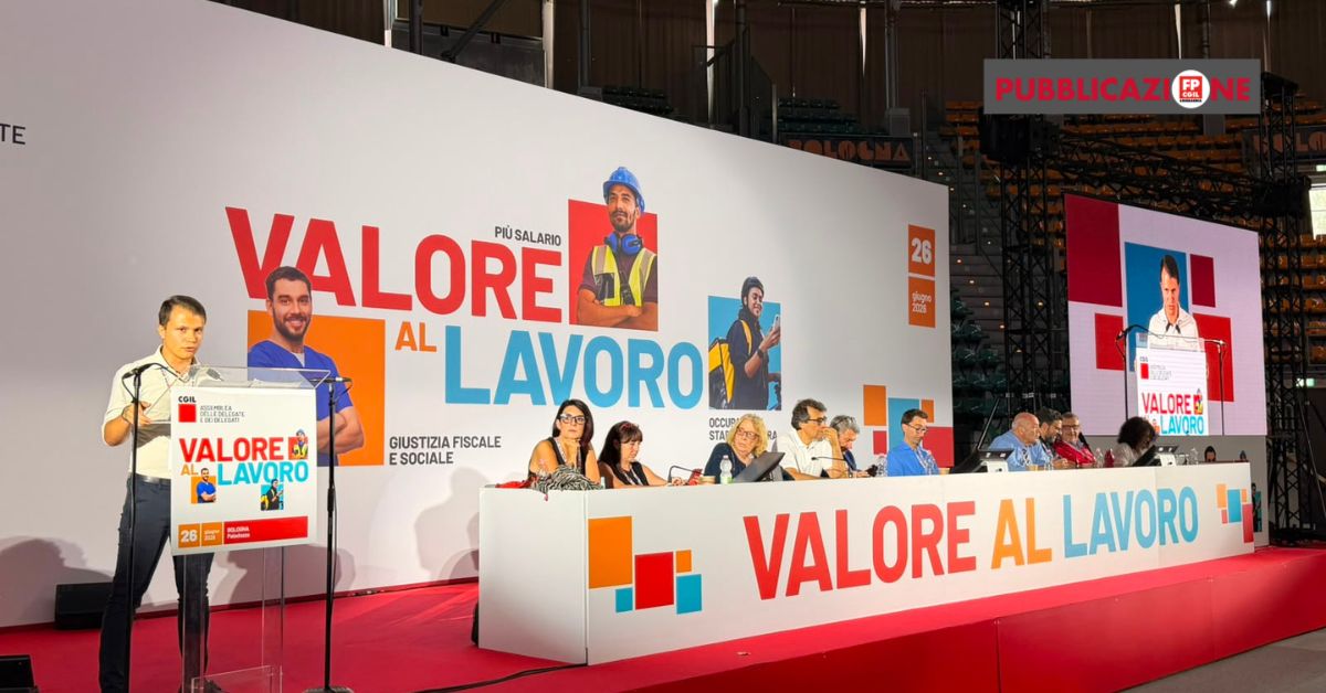 Marzola Fp Cgil Bergamo al Paladozza