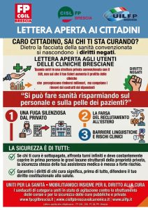 volantino unitario: lettera aperta ai cittadini