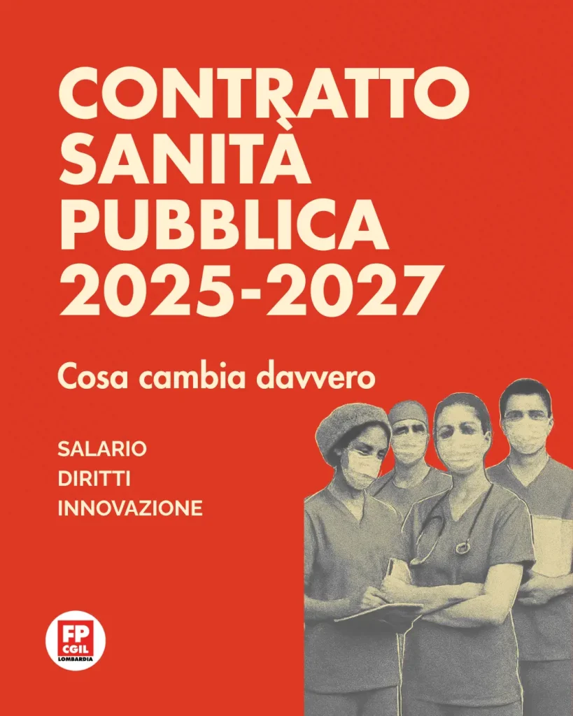 ccnl sanità pubblica 2025-2027 CARD FP CGIL LOMBARDIA