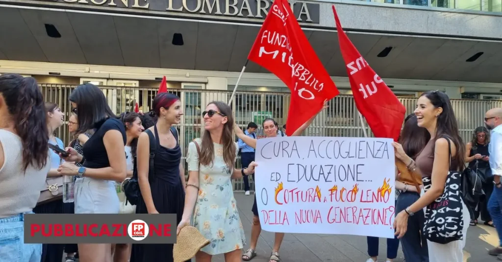 presidio fp cgil milano caldo servizi 0-6