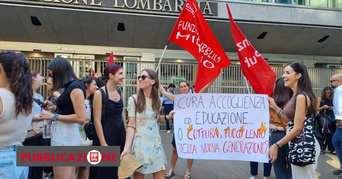 presidio fp cgil milano caldo servizi 0-6