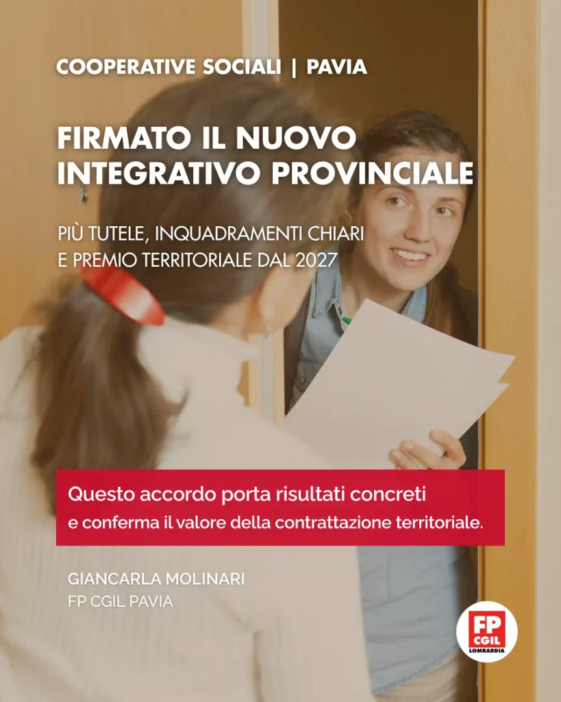 CIP Pavia card Fp Cgil