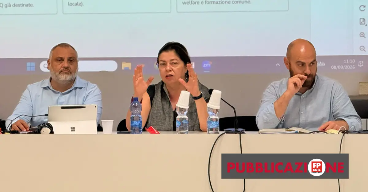 Attivo FL Fp Cgil Lombardia 8 settembre 2026