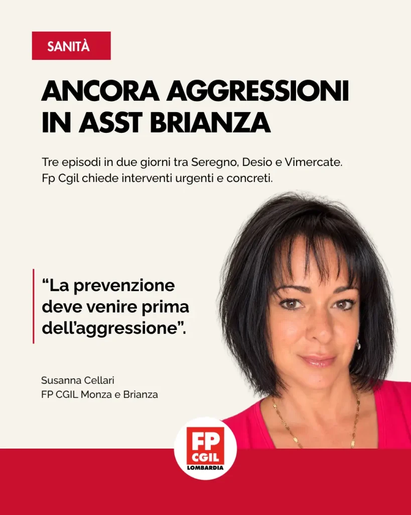 aggressioni sanità mb cellari fp cgil susanna cellari