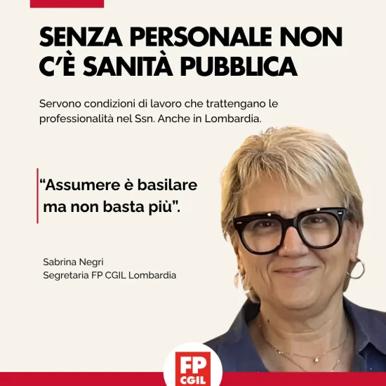 sanit&agrave; pubblica lombarda card Sabrina Negri
