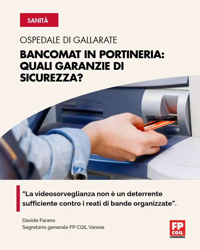 atm ospedale gallarate card fp cgil