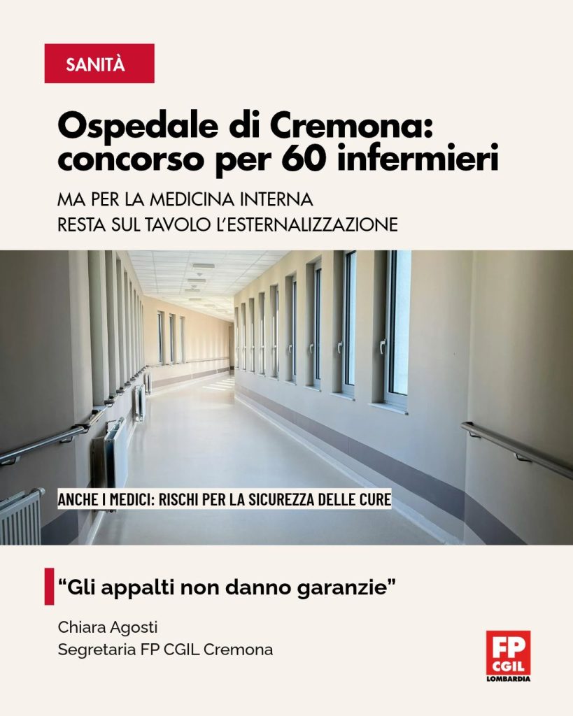 card fp cgil esternalizzazione ospedale cremona